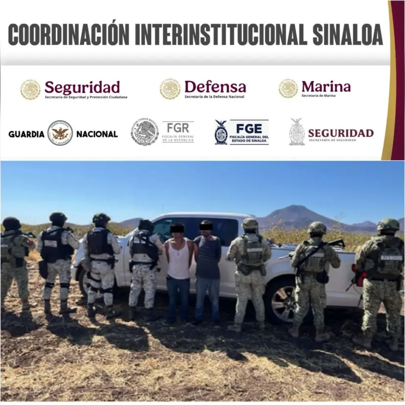 Detenidos en la sindicatura de Jan Aldama, el tigre, Navolato Detenidos en la sindicatura de Jan Aldama, el tigre, Navolato