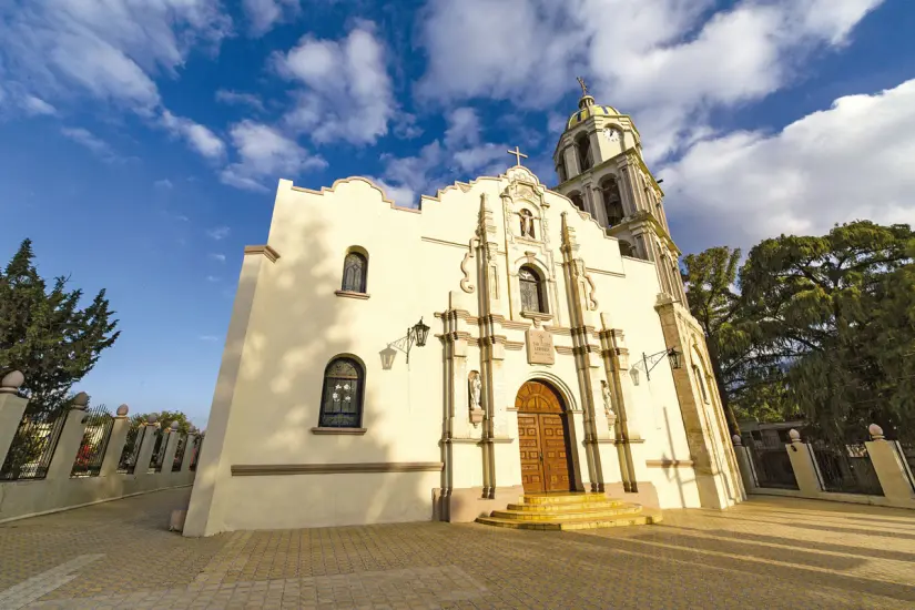 imagen recuadro Iglesia San Isidro Labrador en Arteaga, Coahuila Foto: México Desconocido