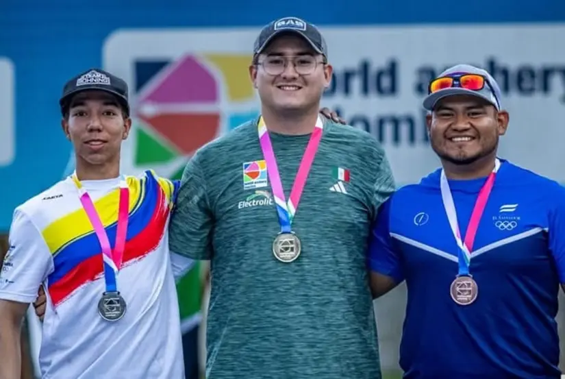 El yucateco Juan Del Río fue protagonista con tres medallas de oro en el Abierto Sudamericano de Tiro con Arco. Foto: Cortesía. El yucateco Juan Del Río fue protagonista con tres medallas de oro en el Abierto Sudamericano de Tiro con Arco. Foto: Cortesía.