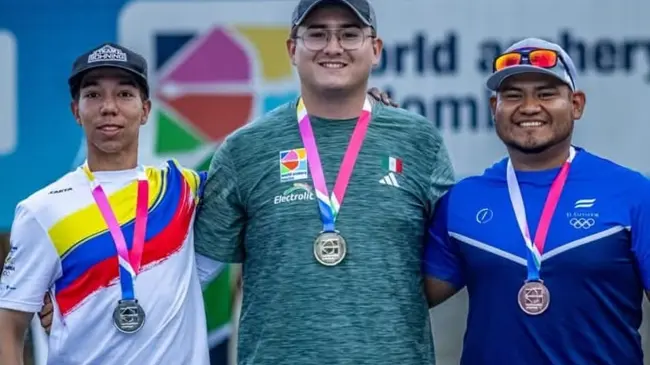 Suma México nueva medalla de oro en el Abierto Sudamericano de Tiro con Arco 2025. Foto: Cortesía.