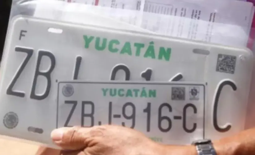 Reemplacamiento en Yucatán. Foto: Cortesía Reemplacamiento en Yucatán. Foto: Cortesía