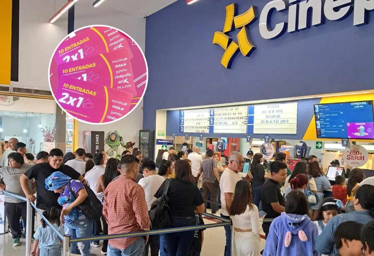Consigue descuento en tus boletos en Cinépolis. Foto: Cortesía