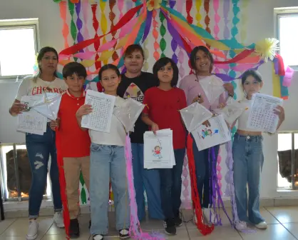 Taller infantil en la Biblioteca "Pirámide Cultural" revive la tradición de los papalotes en Culiacán