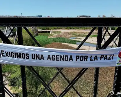 Colocan manta en el puente negro de Culiacán para pedir paz