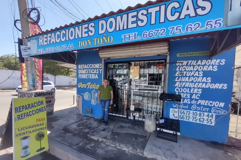imagen recuadro La ferretería “Don Toño” abre todos los días y se ha convertido en un punto de referencia para los vecinos del sur de Culiacán.
