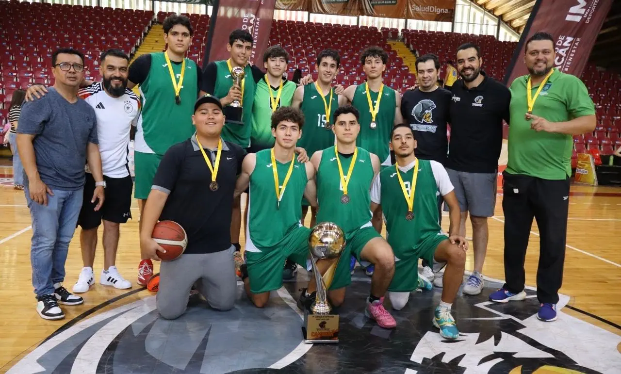 Final emocionante en el Torneo Interprepas de Basquetbol: Chapultepec Norte vence a Chapultepec Sur. Foto: IMDEC