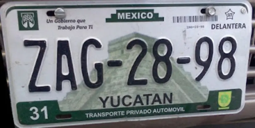 Reemplacamiento en Yucatán. Foto: Cortesía Reemplacamiento en Yucatán. Foto: Cortesía
