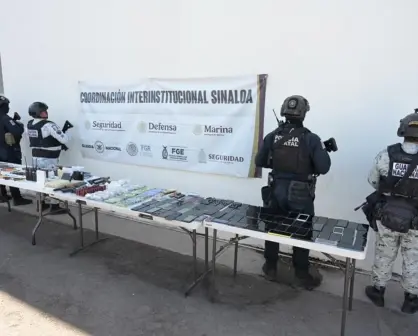 Armas, drogas y celulares se localizan en la segunda revisión en el penal de Aguaruto, Sinaloa