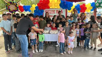 Niños y niñas de la colonia Progreso en Culiacán celebran su día con una fiesta llena de alegría y solidaridad