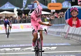 El ciclista mexicano, Isaac del Toro, se corona como el campeón de la etapa 17 del Giro de Italia 2025