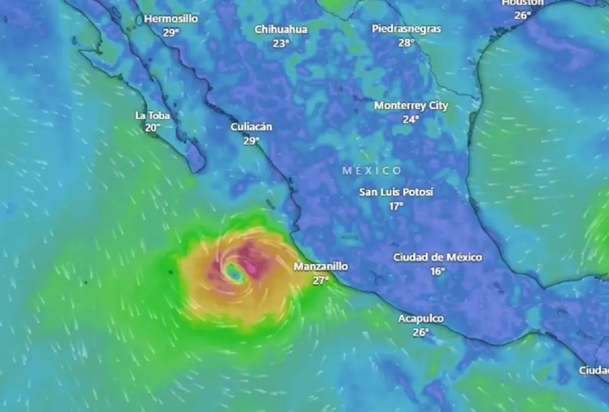 Ingresará a tierra el sábado. Foto: Conagua