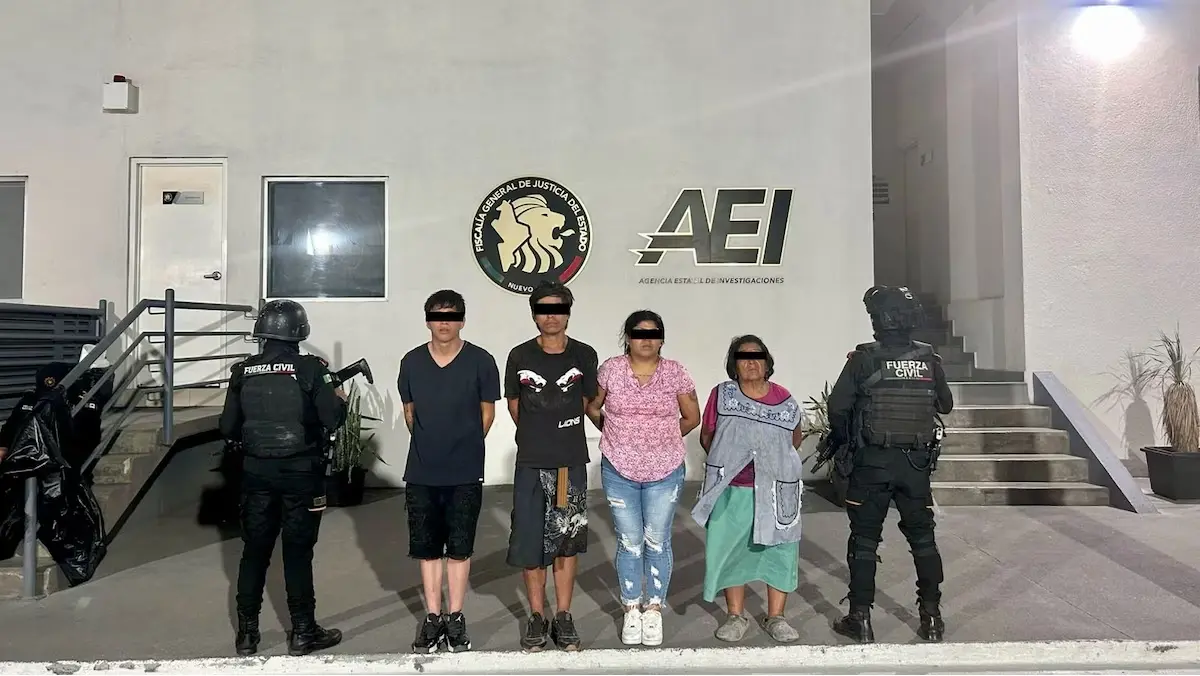 Brad Pitt N y otras tres personas fueron detenidas. Foto: Fuerza Civil