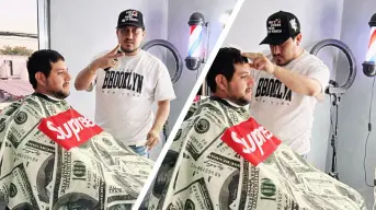 Pagaba por cortarles el pelo, ahora vive de ello. La historia de Ismael Álvarez y su barbería en Villa Juárez