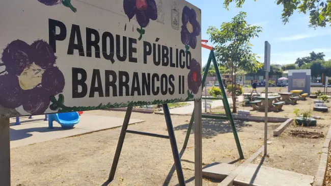 El parque Barrancos II es un refugio para la diversión y el sano crecimiento de los infantes.