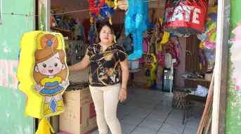 Judith García es una mujer que hizo de una piñata para su hijo un proyecto de vida en Culiacán