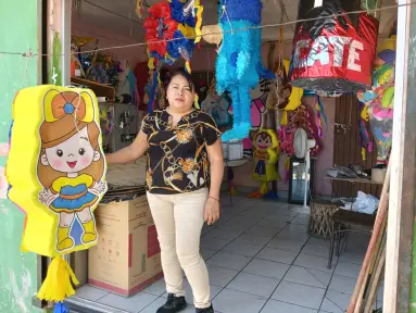 Judith García es una mujer que hizo de una piñata para su hijo un proyecto de vida en Culiacán