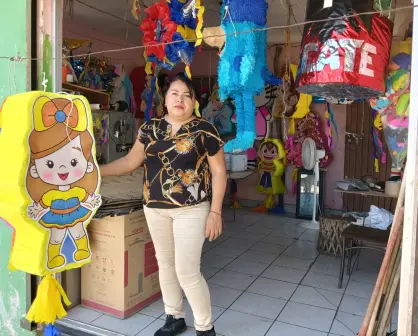 Judith García es una mujer que hizo de una piñata para su hijo un proyecto de vida en Culiacán