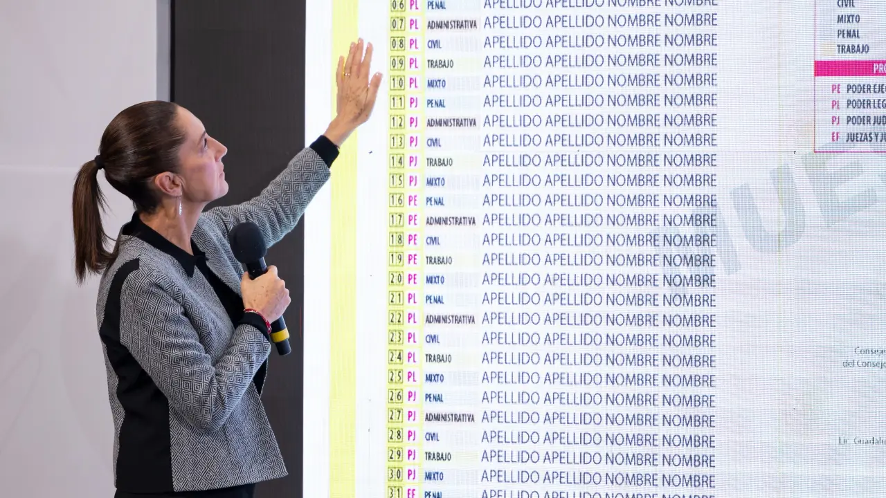 La presidenta llamó a votar masivamente. Foto: Gob. de México