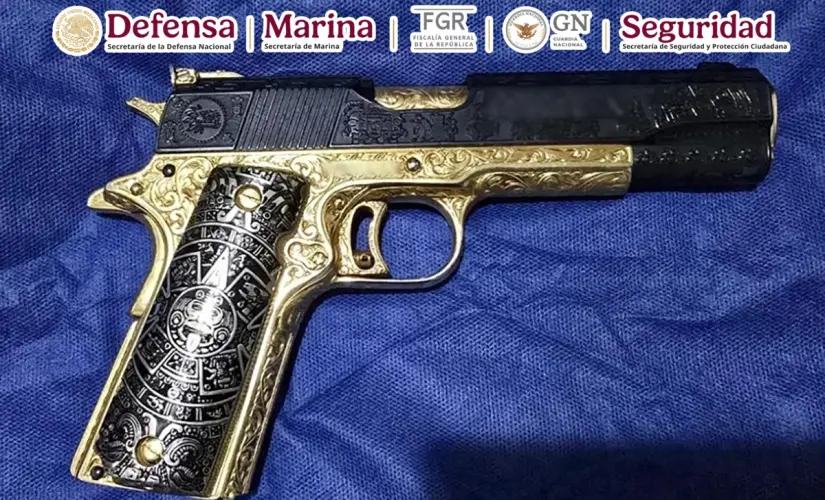 Arma decomisada Arma decomisada