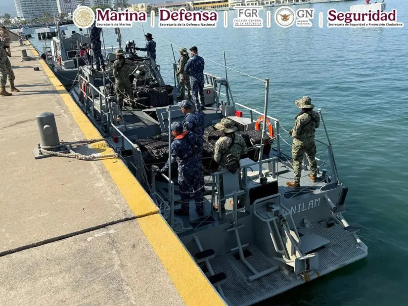  Cocaína decomisada en costas de Jalisco