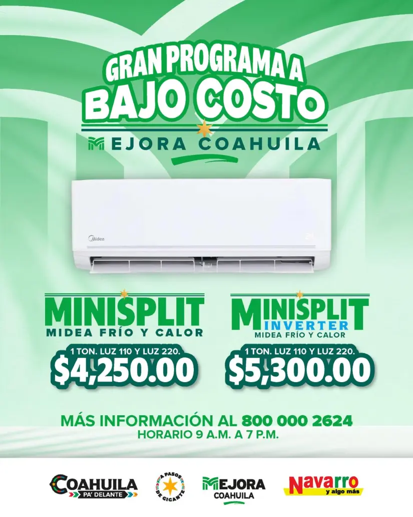 Dónde registrarse para los aires acondicionados a bajo costo Dónde registrarse para los aires acondicionados a bajo costo. Foto: Cortesía