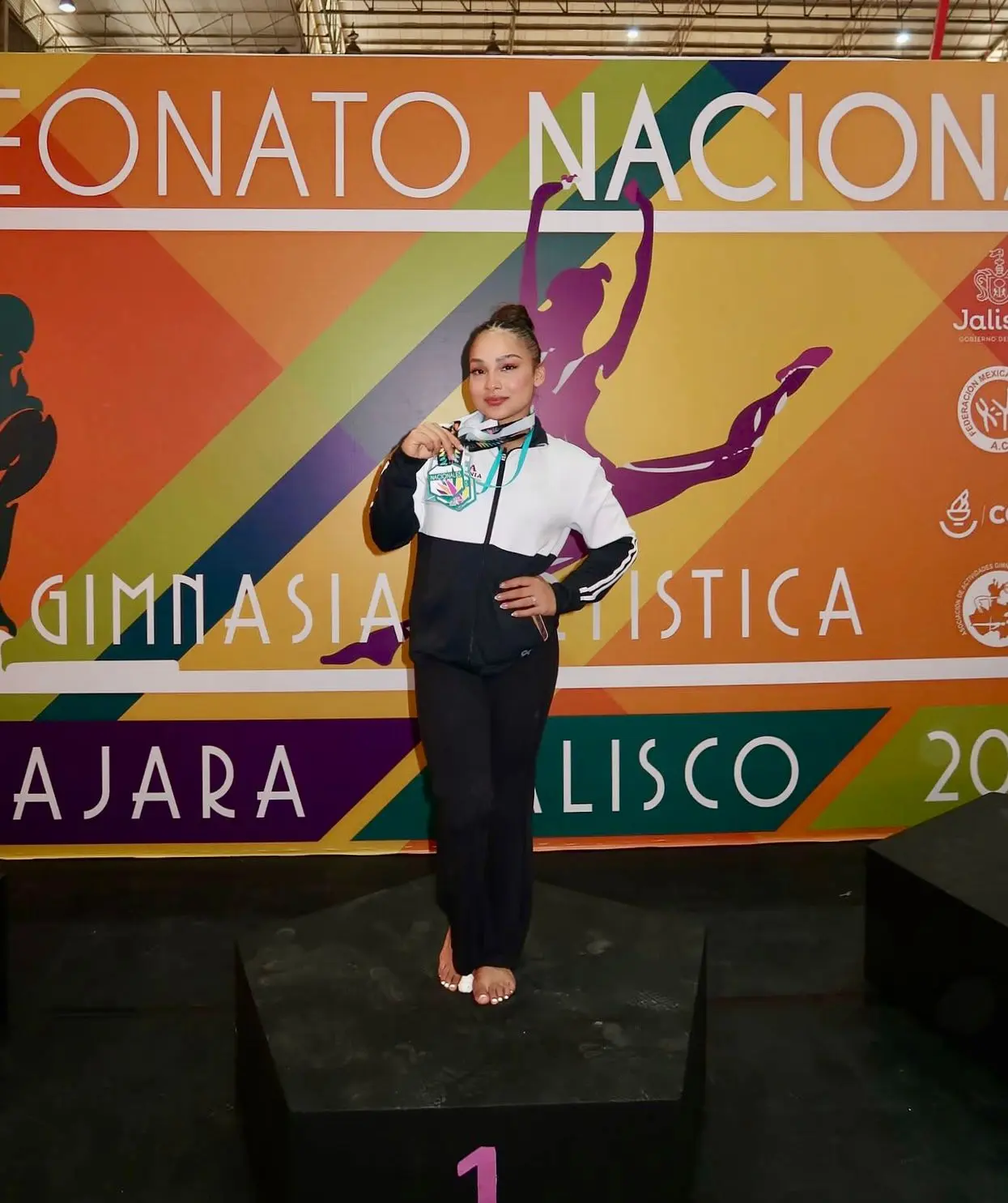 Natalia Escalera gana el título en Campeonato Nacional de Gimnasia Artística Jalisco 2025 Escalera dominó el campeonato. Foto: Cortesía