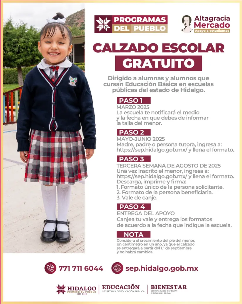 Pasos para inscribirte y recibir zapatos escolares gratuitos en Hidalgo. Foto: cortesía Pasos para inscribirte y recibir zapatos escolares gratuitos en Hidalgo. Foto: cortesía.