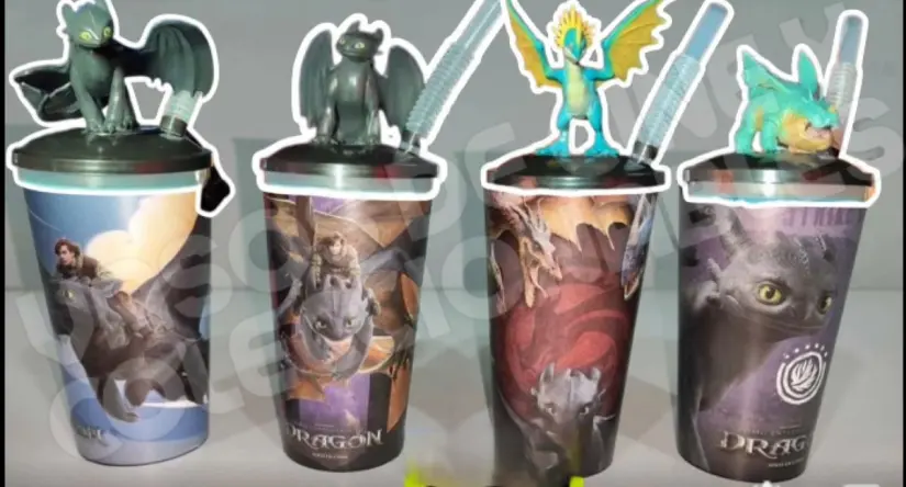 Vasos de Cómo Entrenar a tu Dragón de Cinemex Vasos De Cine Y C. Vasos de Cómo Entrenar a tu Dragón de Cinemex Vasos De Cine Y C.