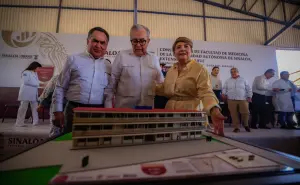 Rocha y Madueña se reúnen en Guasave para iniciar construcción de la Facultad de Medicina de la UAS