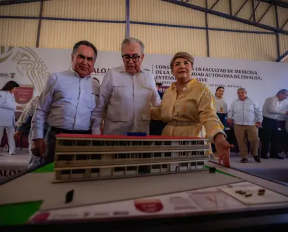 Rocha y Madueña se reúnen en Guasave para iniciar construcción de la Facultad de Medicina de la UAS