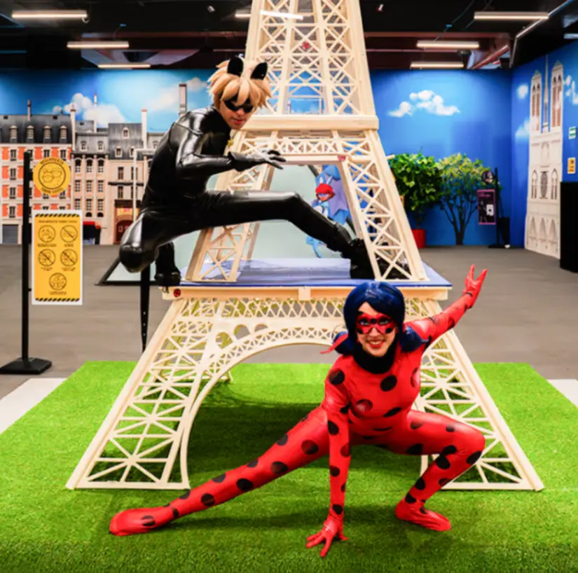 Experiencia inmersiva de Miraculous y Ladybug en Paris. Foto: Cortesía Experiencia inmersiva de Miraculous y Ladybug en Paris. Foto: Cortesía