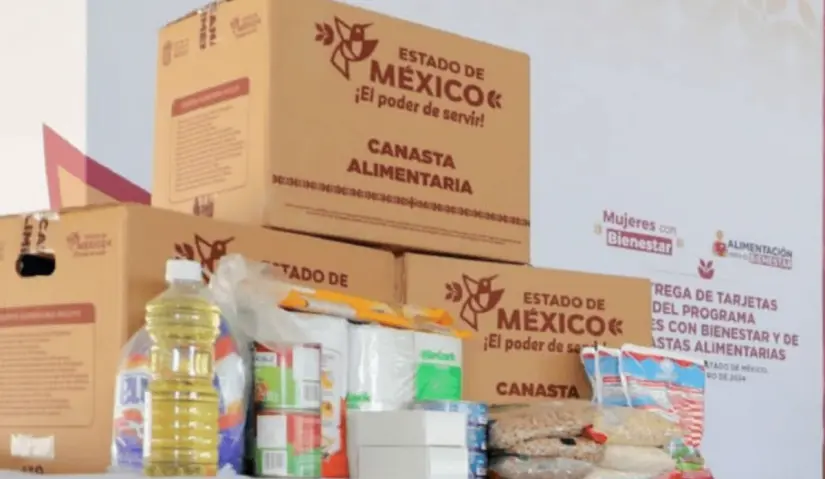 Despensa del programa Alimentación para el Bienestar. Foto: cortesía.