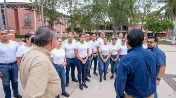 “Nuestro trabajo es cuidar a los demás”: Gámez recibe a futuros policías de la Unipol