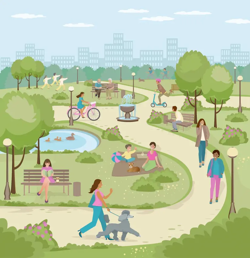 Parque. Imagen. Pixabay. Parque. Imagen. Pixabay.