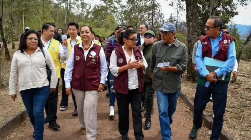 Proyecto para restaurar el Cerro de la Estrella en Iztapalapa, CDMX. Foto: cortesía Proyecto para restaurar el Cerro de la Estrella en Iztapalapa, CDMX. Foto: cortesía.
