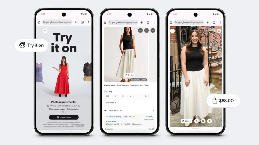 Try it on de Google. Imagen. Google Blog. Try it on de Google. Imagen. Google Blog.