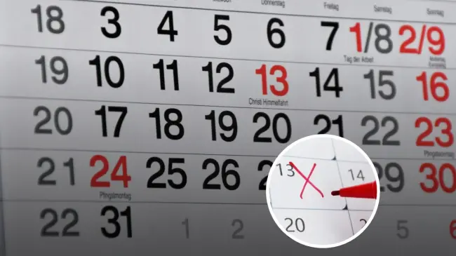 Calendario del mes de junio 2025-2026