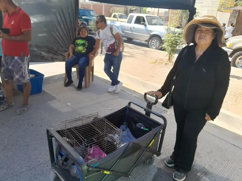 Con su carrito de la ternura María Guadalupe Jiménez atrae la simpatía de niños y jóvenes