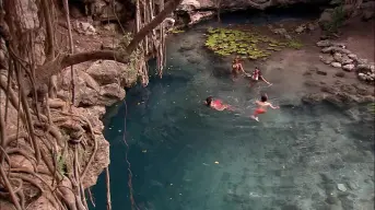 Conoce el cenote dónde se grabó la novela Abismo de Pasión