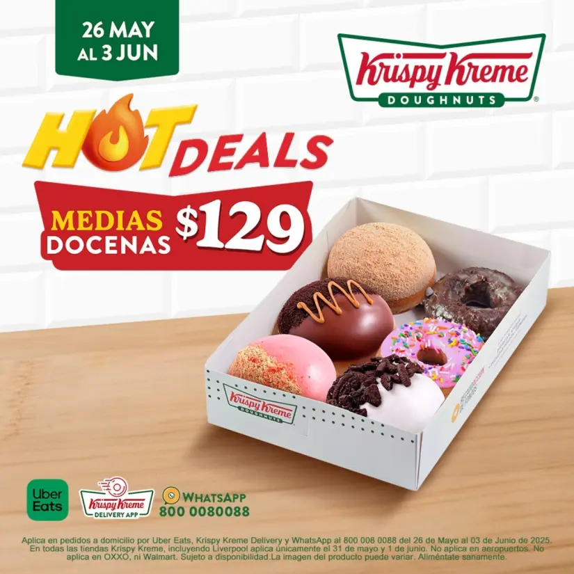 Krispy Kreme celebra el Hot Sale 2025 con esta promoción irresistible en sus donas No dejes pasar la promoción de Krispy Kreme durante el Hot Sale 2025. Imagen: Krispy Kreme
