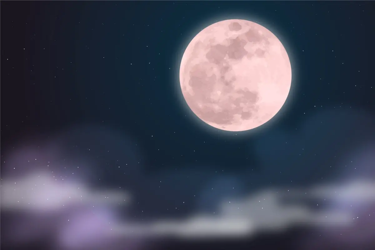 La Luna de Fresa llegará durante el mes de junio. Foto ilustrativa: Freepik