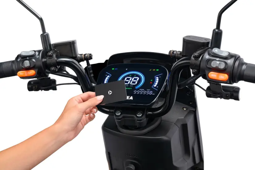 Yadea GFX6: la moto eléctrica recién lanzada en México La GFX6 cuenta con sistema de encendido sin llave mediante NFC o Bluetooth. Foto: Yadea