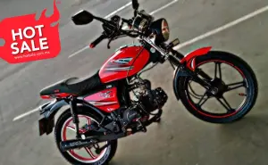 La moto Veloci con buen rendimiento de combustible que está en oferta en el Hot Sale 2025 de SOriana