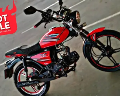 La moto Veloci con buen rendimiento de combustible que está en oferta en el Hot Sale 2025 de SOriana