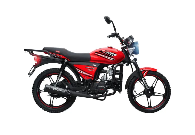 Motocicleta Veloci Deus RT 125 con oferta del Hot Sale 2025 en Soriana Esta moto es ideal para tu día a día en la ciudad. Foto: Veloci