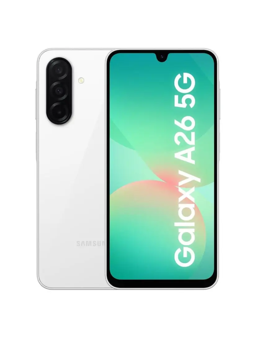 Samsung Galaxy A26 con batería de 5000 mAh. Foto: Cortesía Samsung Galaxy A26 con batería de 5000 mAh. Foto: Cortesía