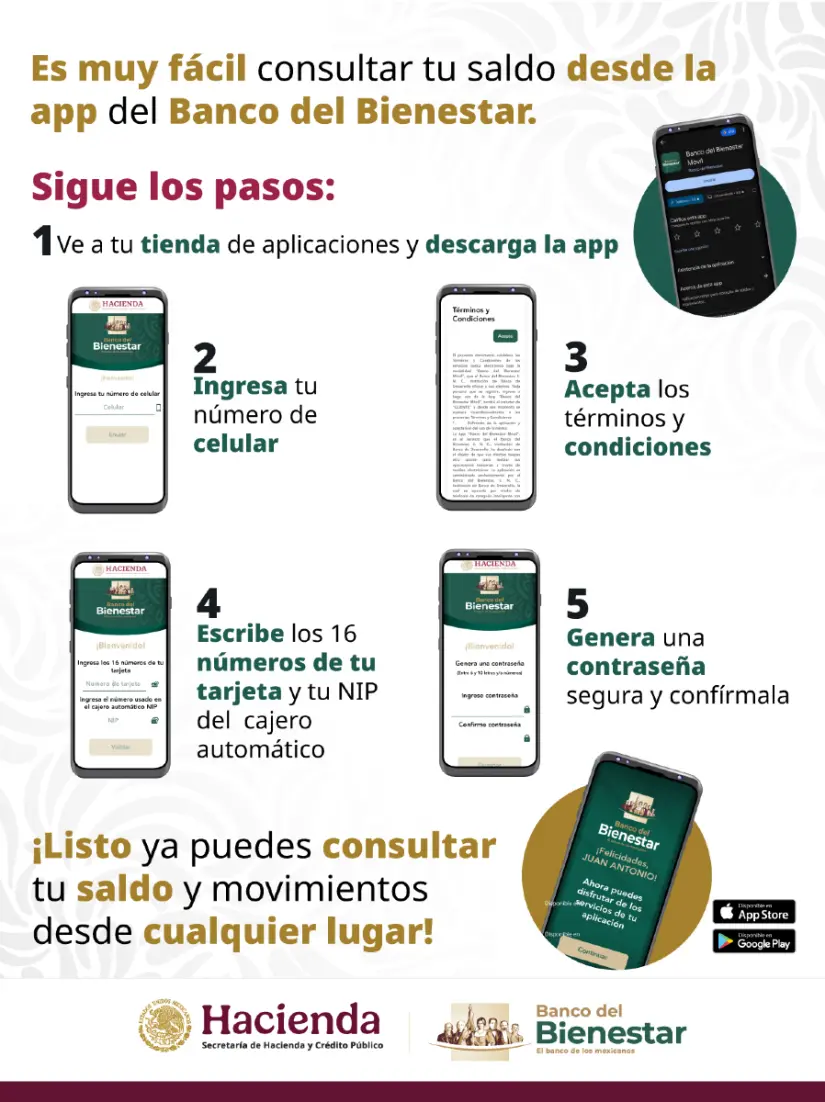Cómo consultar tu saldo de tu apoyo Bienestar. Foto: Facebook Banco del Bienestar