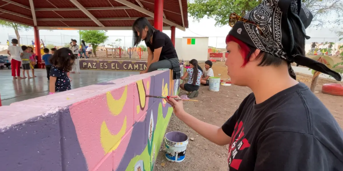 Los miembros del Comité del Parque realizan distintas actividades para mantenerlo en optima condiciones.