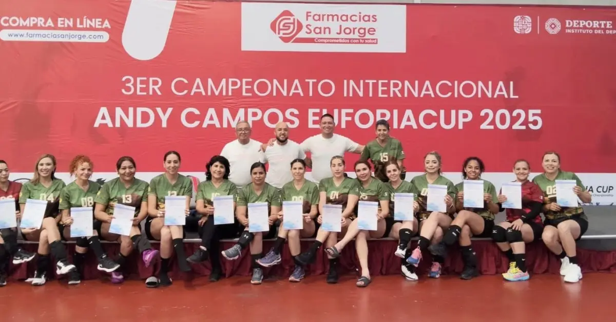 Con garra y corazón, Culiacán gana la EuforiaCup 2025 en voleibol femenil
