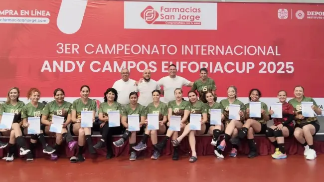 Culiacán pone en alto a Sinaloa en torneo internacional de voleibol EuforiaCup 2025 en Oaxaca. Foto: IMDEC